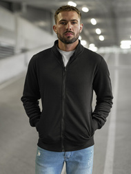 Herren Sweatjacke Schwarz OZONEE JS/2002Z