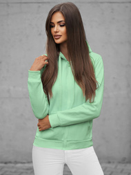 Damen Kapuzenpullover Mintgrün OZONEE JS/W03Z
