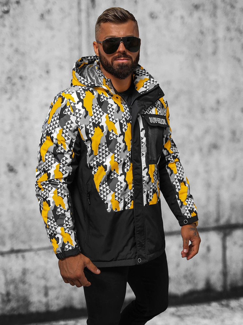 Herren Jacke Camo-Gelb OZONEE JS/M36/254