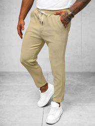 Herren Chino Hose Beige OZONEE O/K963SP