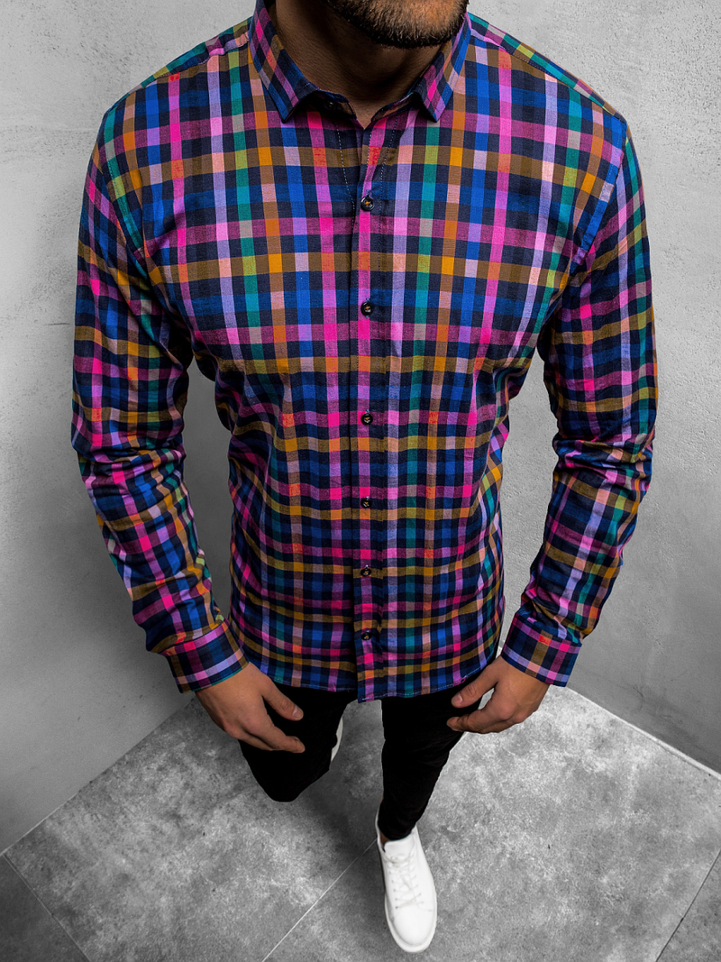 Herren Hemd Farbig OZONEE O/3011/08