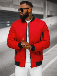 Herren Jacke Rot OZONEE JS/MY01Z