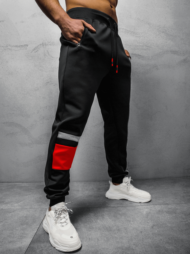 Herren Sporthose Schwarz OZONEE JS/K10132