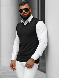 Herren Pullover Schwarz OZONEE NB/MM6005/4Z