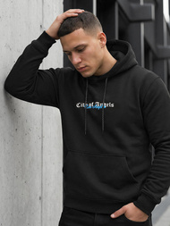 Herren Kapuzenpullover Schwarz OZONEE JS/21B1901/3