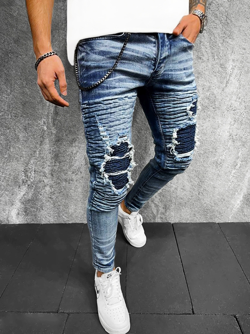 Herren Jeanshose Blau OZONEE O/B6722