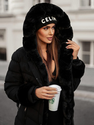 Damen Jacke Schwarz OZONEE JS/5M3156/392Z