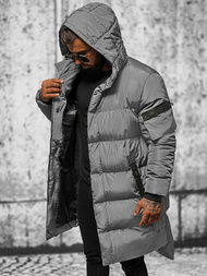 Herren Winterjacke Grau OZONEE O/M799