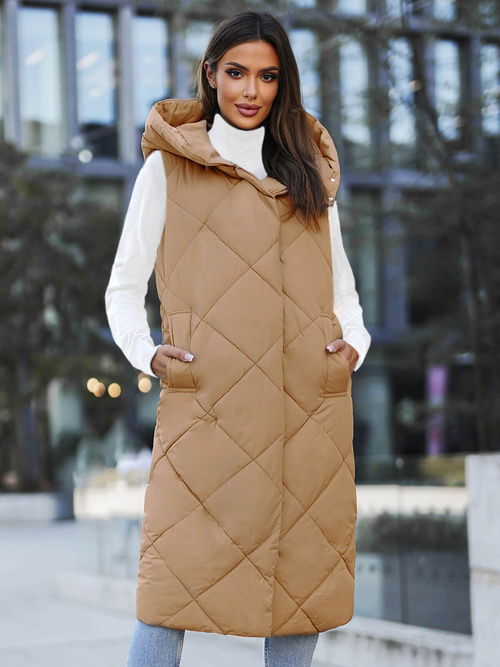 Damen Weste Camel OZONEE JS/5M3165/84