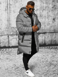 Herren Winterjacke Grau OZONEE O/M799