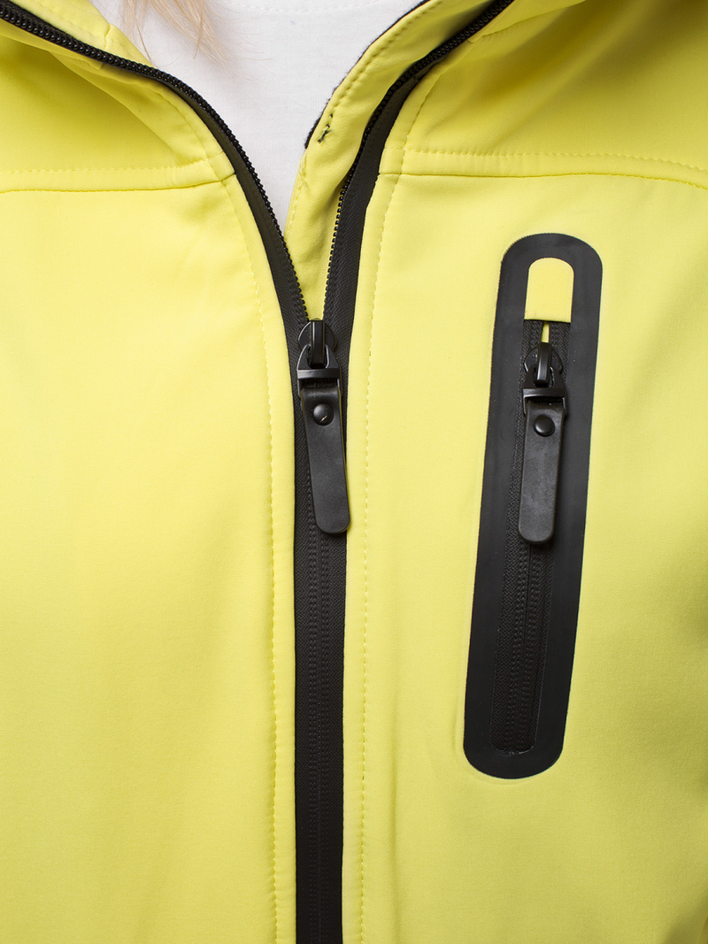 Damenjacke Softshell Gelb OZONEE N/4849