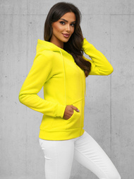 Damen Kapuzenpullover Gelb-Neon OZONEE JS/W03Z
