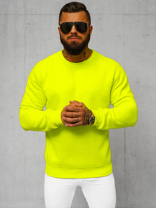 Herren Sweatshirt Gelb-Neon OZONEE JS/2001-10Z