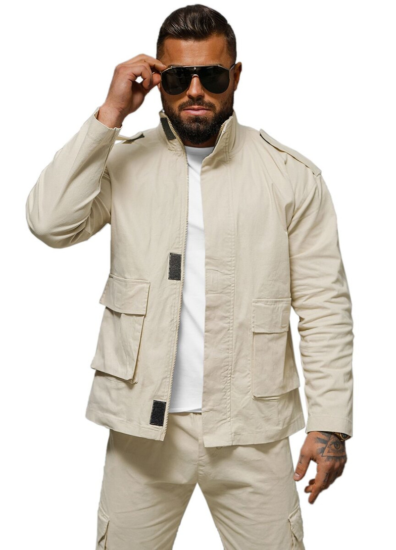 Herren Jacke Beige OZONEE O/G3035