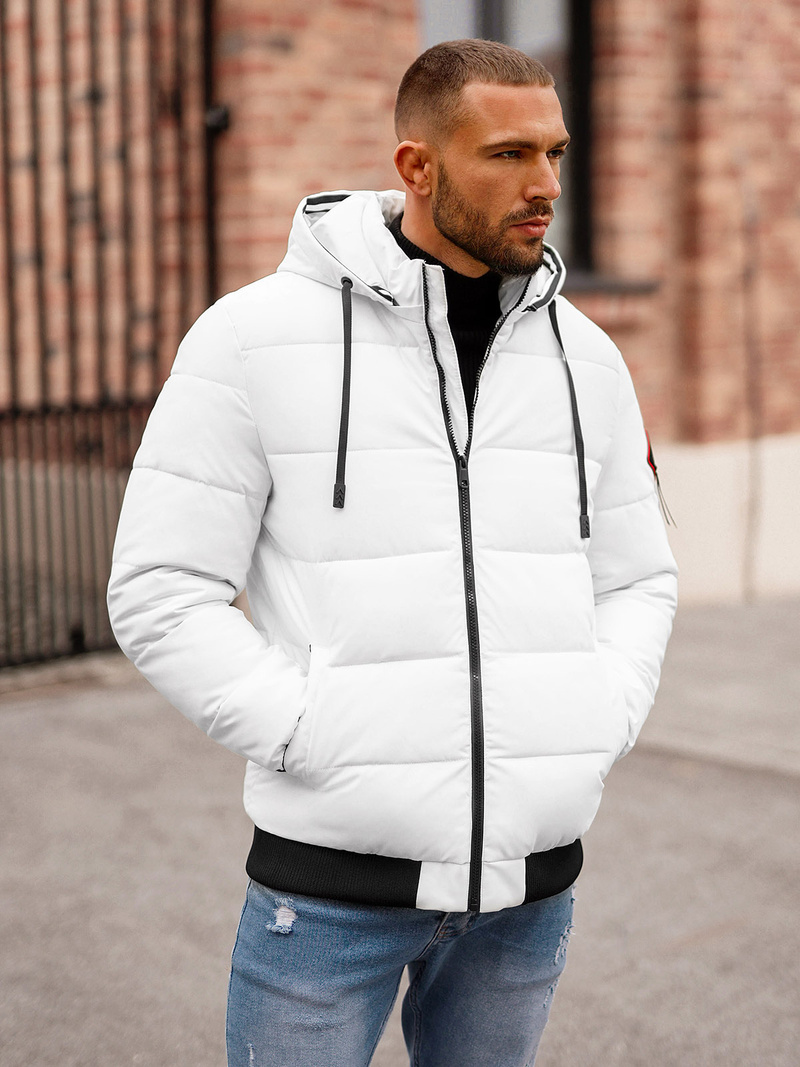 Herren Winterjacke Weiß OZONEE JS/31M5031/281Z