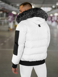 Herren Winterjacke Weiß OZONEE O/M798Z