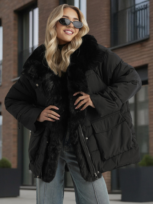 Damen Jacke Schwarz OZONEE JS/16M9185/392