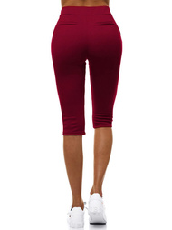 Damen Leggings Weinrot OZONEE JS/1027/D13
