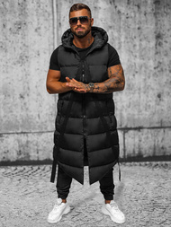 Herren Weste Schwarz OZONEE O/M3201