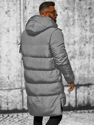Herren Winterjacke Grau OZONEE O/M799