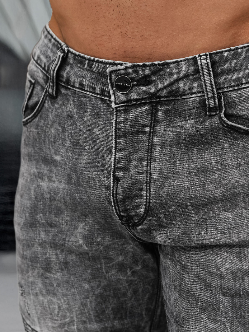 Herren Jeanshose Schwarz OZONEE NB/MP0069NZ