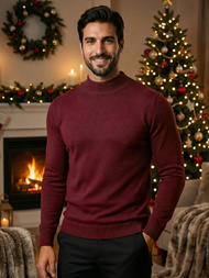 Herren Pullover Weinrot OZONEE V/V24503Z