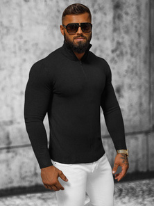 Herren Pullover Schwarz OZONEE NB/MM6004/4Z