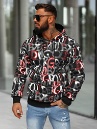 Herren Kapuzenpullover Schwarz OZONEE JS/8B1237/3