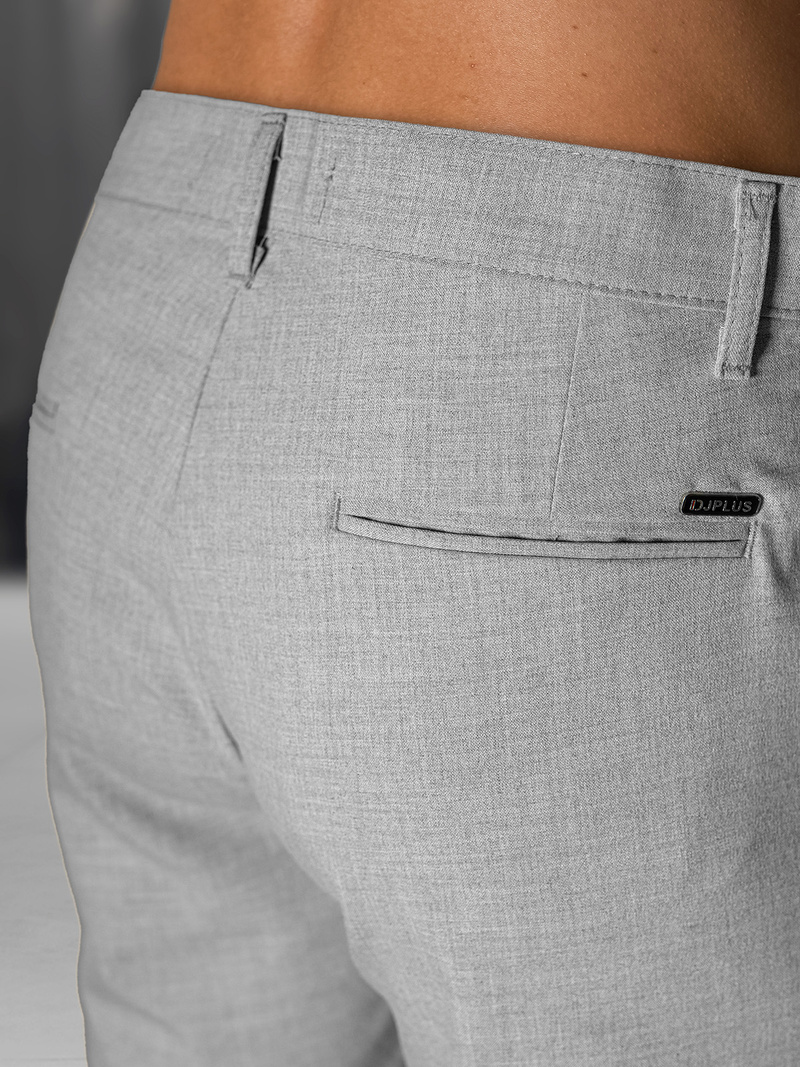 Herren Chino Shorts Grau OZONEE DJ/4400