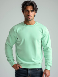Herren Sweatshirt Mintgrün OZONEE JS/2001-10Z