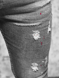 Herren Jeanshose Anthrazit OZONEE O/MB459