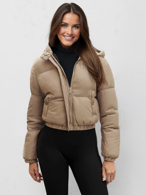 Damen Jacke Dunkelbeige OZONEE JS/5M3260/84Z