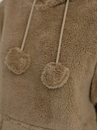 Damen Kapuzenpullover Camel OZONEE JS/HH192/157