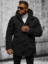 Herren Winterjacke Schwarz OZONEE JS/5M718/392
