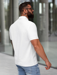 Herren Poloshirt Weiß OZONEE NB/MT3142