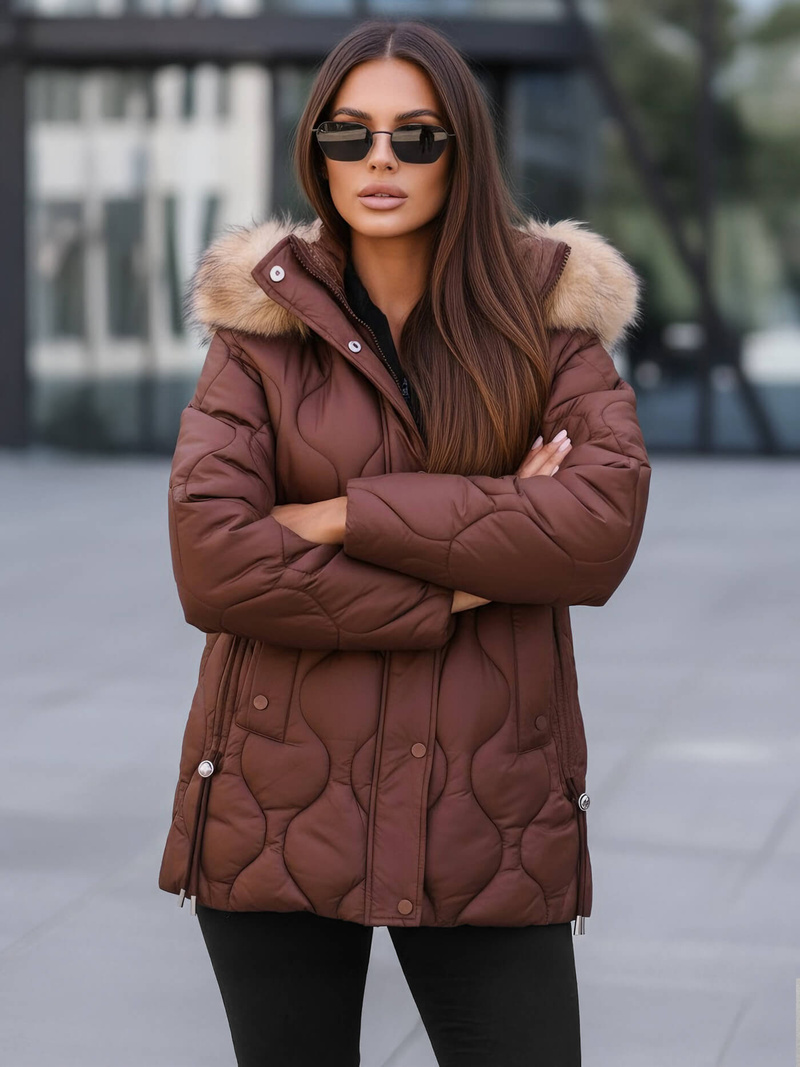 Damen Jacke Schokolade OZONEE JS/5M3226/158Z