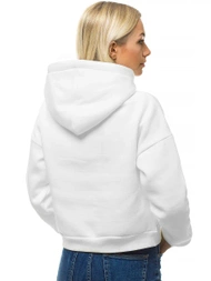 Damen Kapuzenpullover Weiß OZONEE O/12102