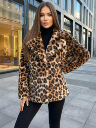 Damen Jacke Beige-Braun OZONEE JS/61M8500/158Z