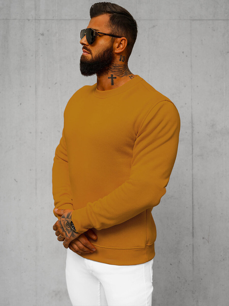 Herren Sweatshirt Camel OZONEE JS/2001-10Z
