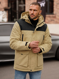 Herren Winterjacke Beige OZONEE JS/22M322/62Z