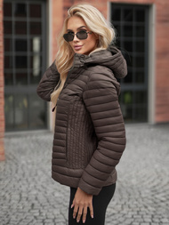 Damen Jacke Braungrau OZONEE JS/11Z8228Z