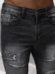 Herren Jeanshose Schwarz OZONEE NB/MP0142N