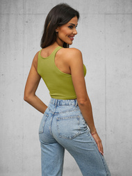 Damen Tanktop Olivgrüne OZONEE O/ZL-032