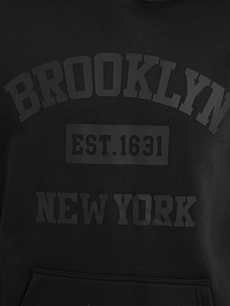 Herren Kapuzenpullover Schwarz OZONEE JS/8B1969/3