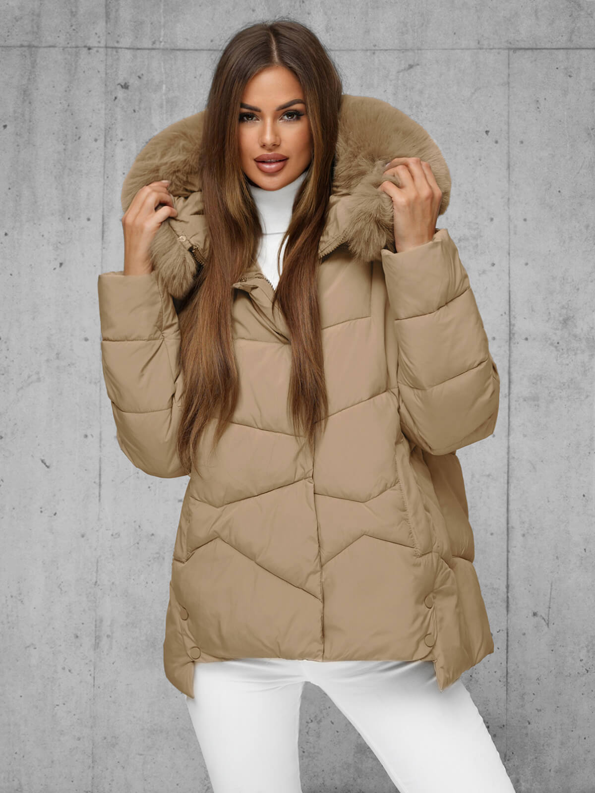 Strickjacke Damen Wolljacke Beige Damen Jacke Nike Fleece Jacke