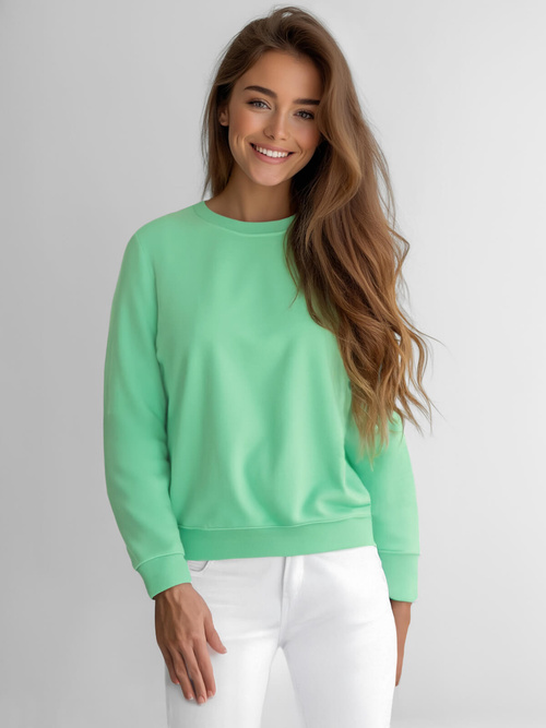 Damen Sweatshirt Mintgrün OZONEE JS/W01Z