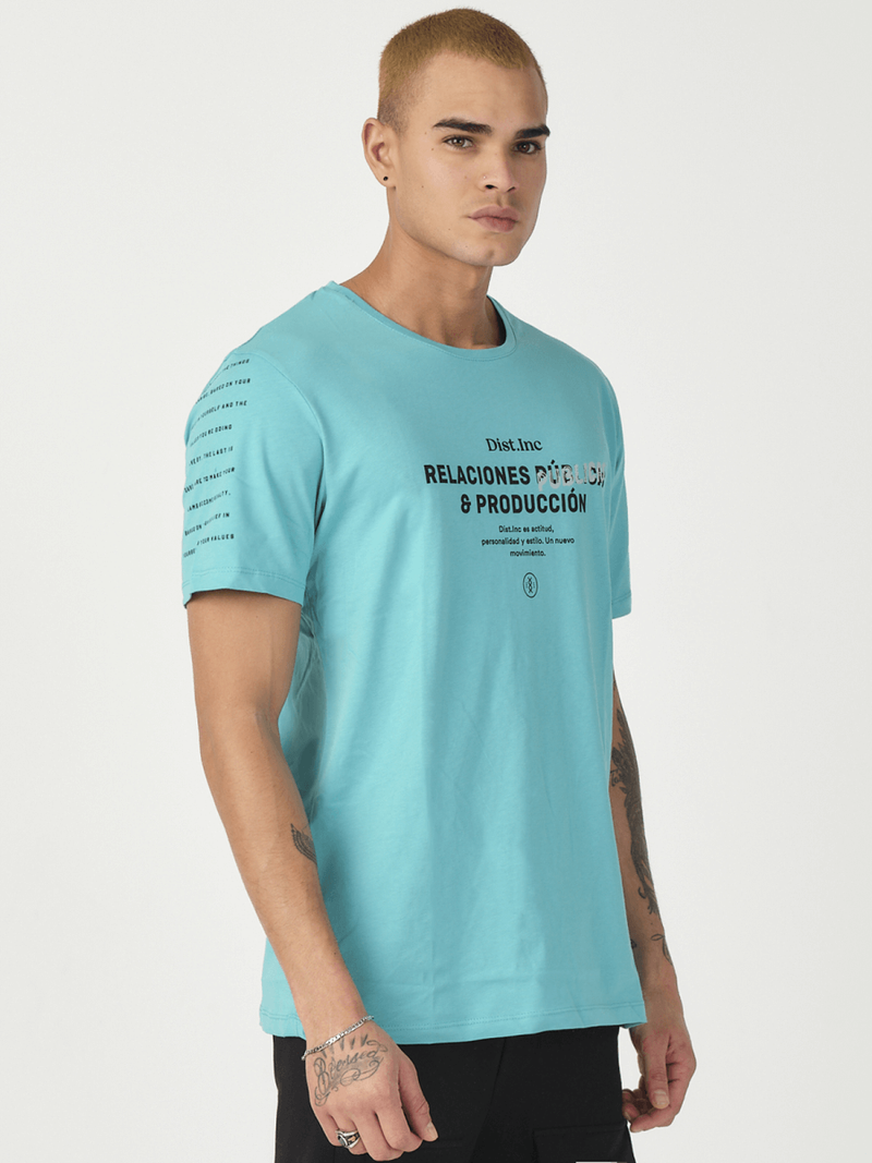 Herren T-Shirt Mintgrün OZONEE MR/21516
