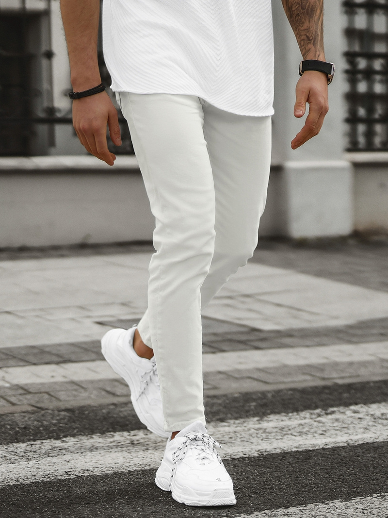 Herren Jeanshose Ecru OZONEE E/5171/01