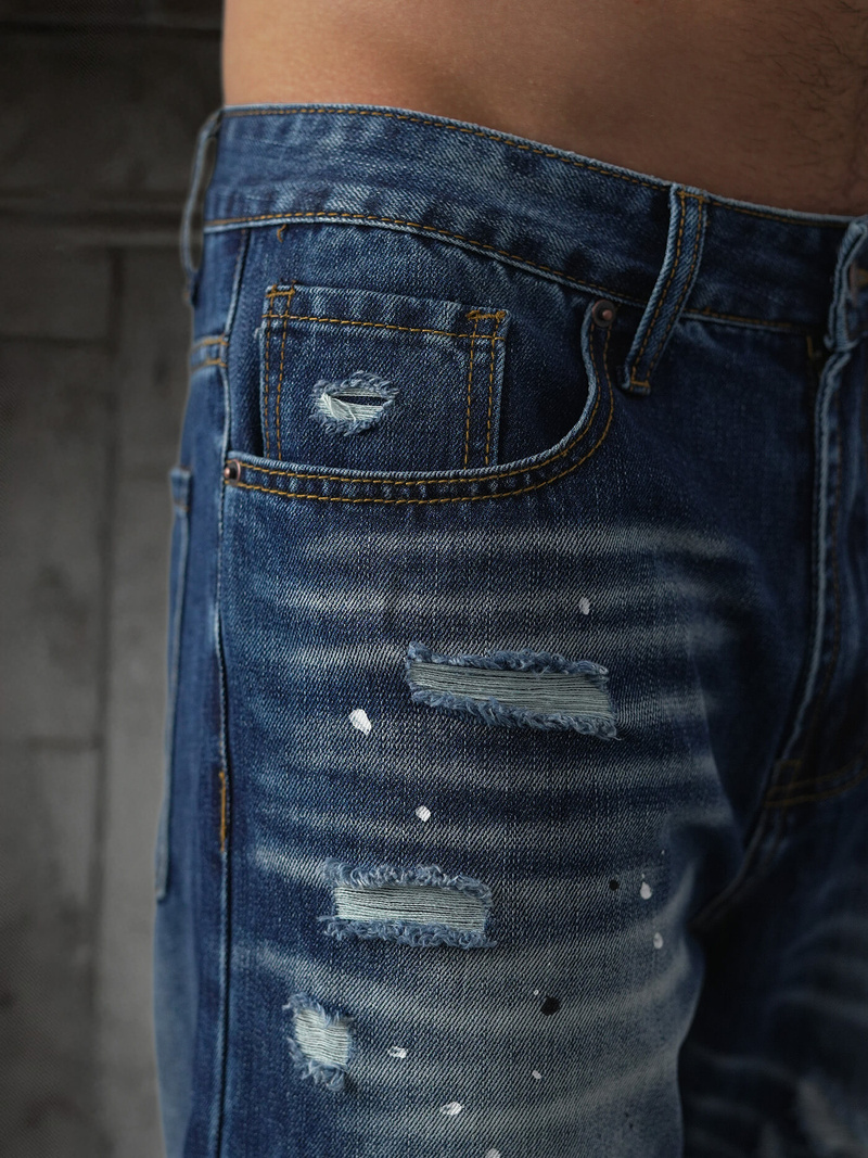 Herren Jeanshose Blau OZONEE O/KK2885