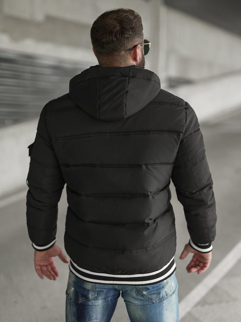 Herren Jacke Schwarz OZONEE JS/57M7501/392Z